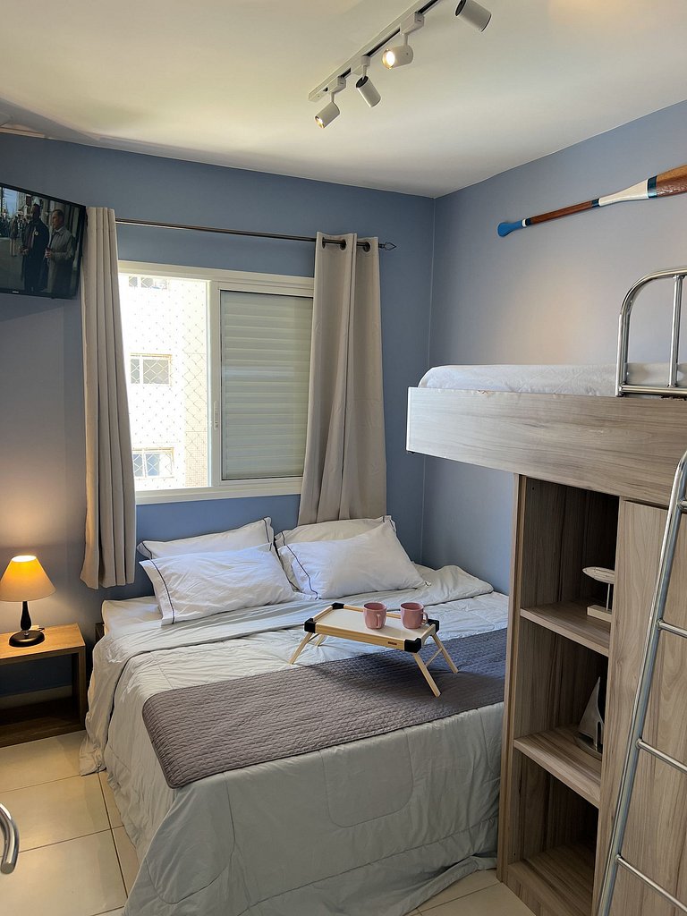 Apartamento de Frente para o Mar em Bertioga