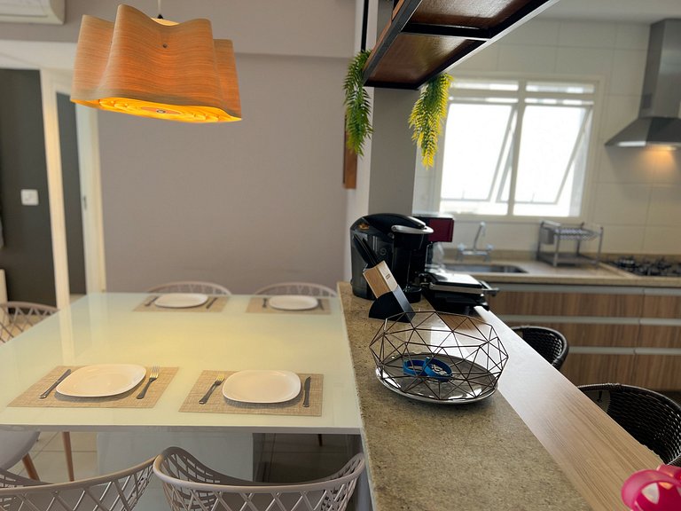 Apartamento de Frente para o Mar em Bertioga