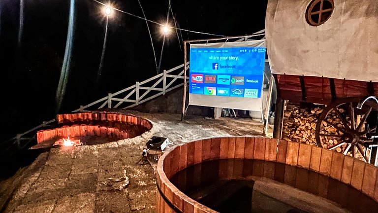 Wagon Cella: faroeste com Spa em Campos
