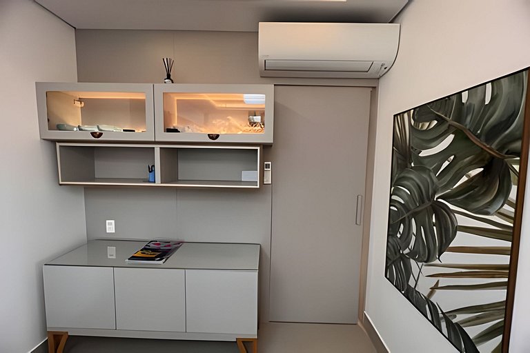 Ap c área gourmet  vista p mar em Bertioga HM36