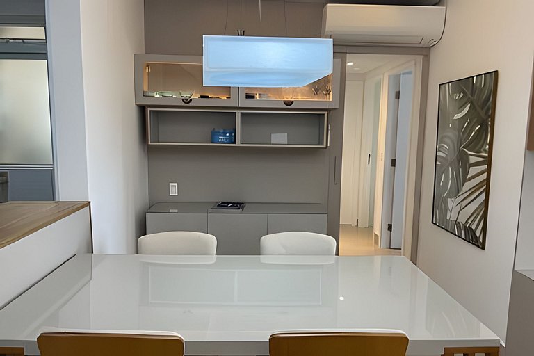 Ap c área gourmet  vista p mar em Bertioga HM36