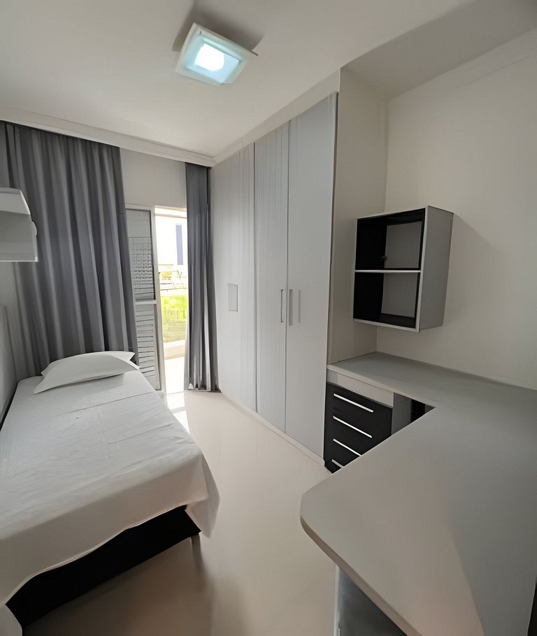 Ap c área gourmet  vista p mar em Bertioga HM36