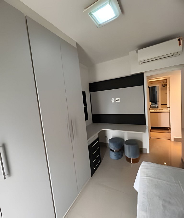 Ap c área gourmet  vista p mar em Bertioga HM36