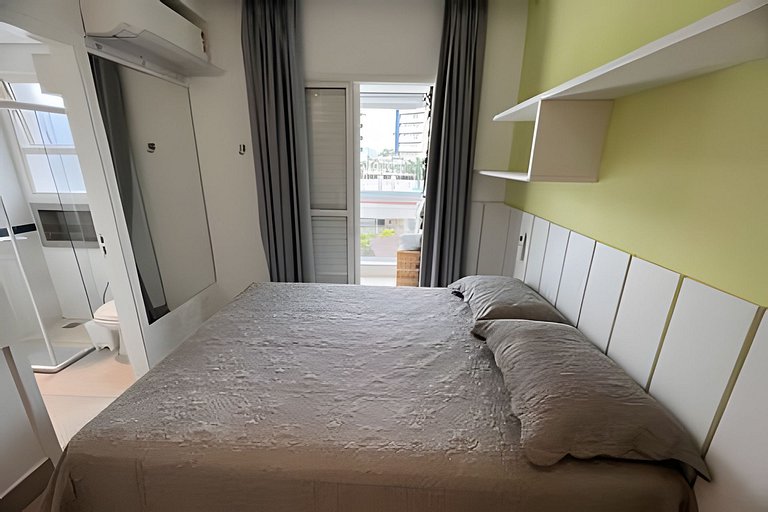 Ap c área gourmet  vista p mar em Bertioga HM36