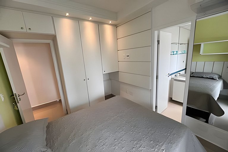 Ap c área gourmet  vista p mar em Bertioga HM36