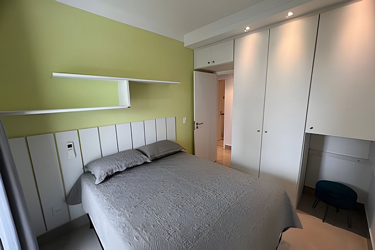 Ap c área gourmet  vista p mar em Bertioga HM36