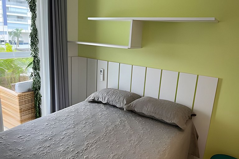 Ap c área gourmet  vista p mar em Bertioga HM36