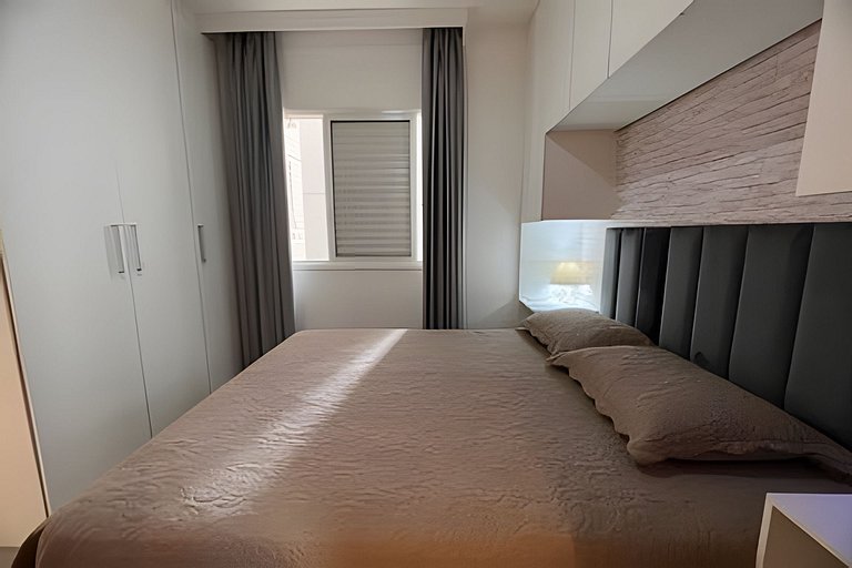 Ap c área gourmet  vista p mar em Bertioga HM36