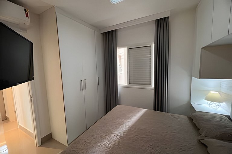 Ap c área gourmet  vista p mar em Bertioga HM36