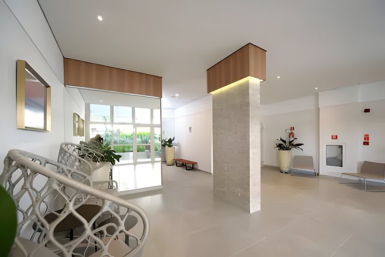 Ap c área gourmet  vista p mar em Bertioga HM36