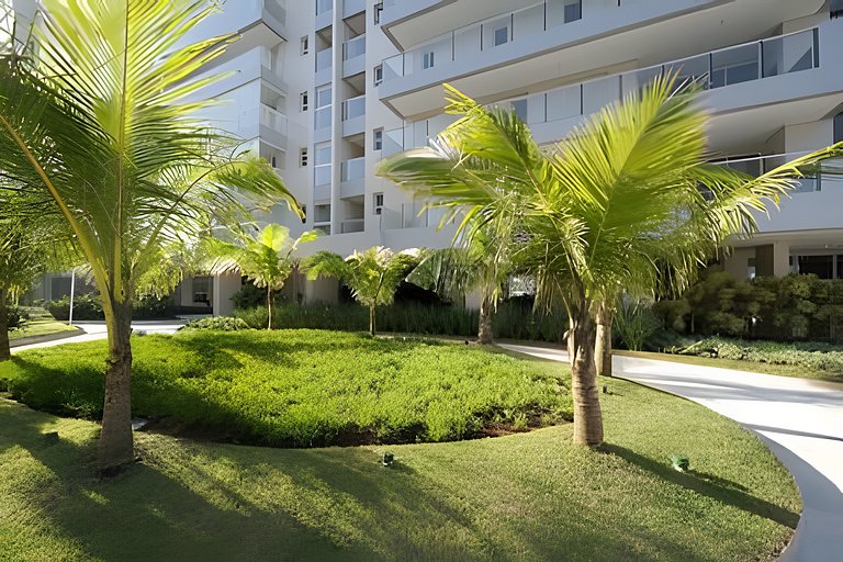 Ap c área gourmet  vista p mar em Bertioga HM36