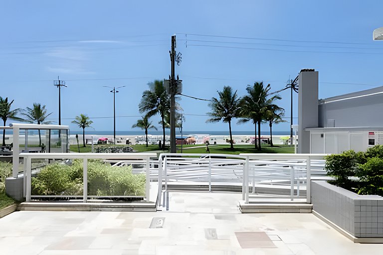 Ap c área gourmet  vista p mar em Bertioga HM36