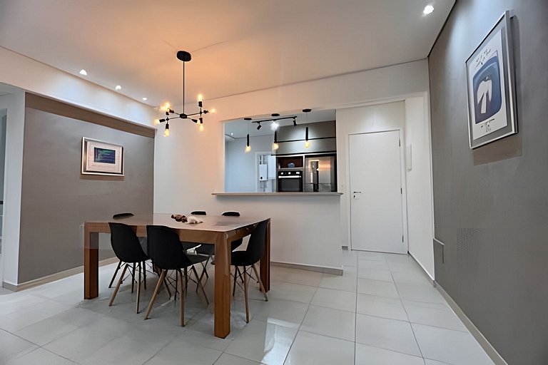 Ap em Bertioga vista mar, Sauna e SPA HM35