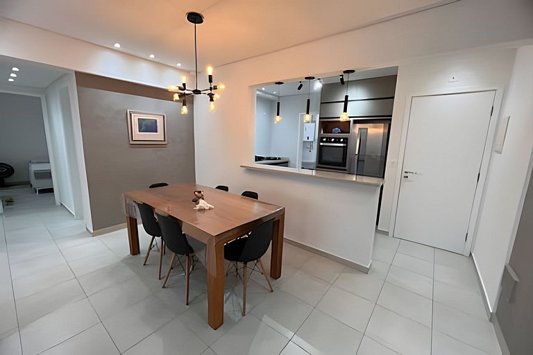 Ap em Bertioga vista mar, Sauna e SPA HM35