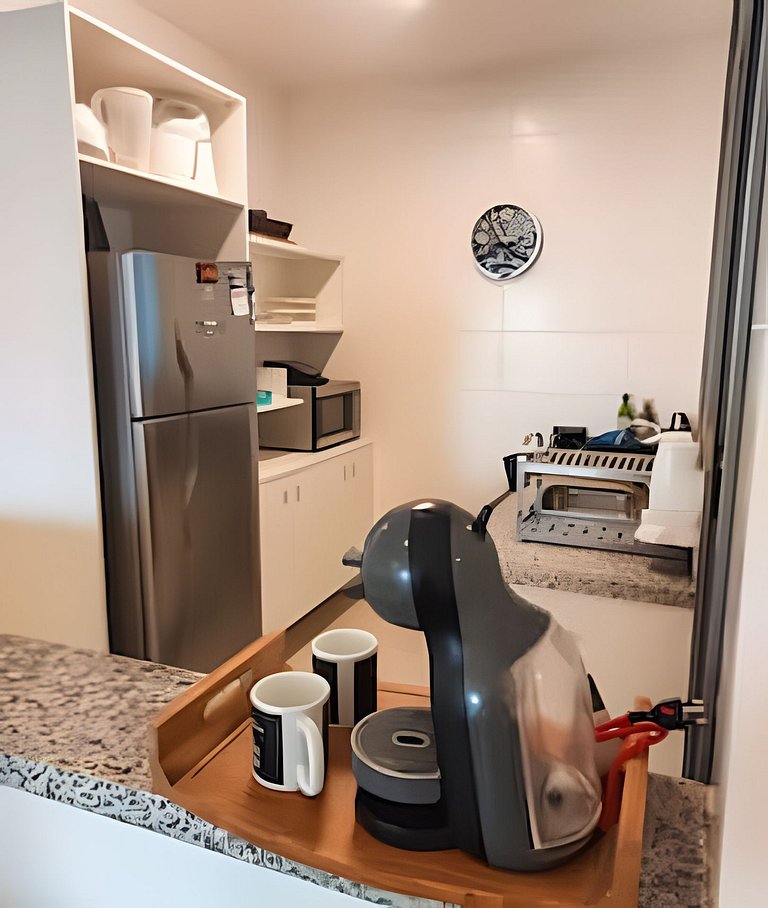 Ap c/ Ar e Vista Mar em Cond. Bertioga H55