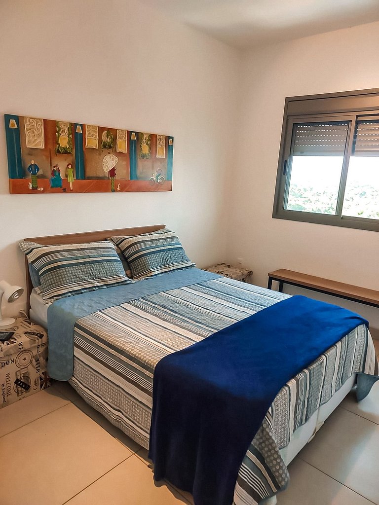 Ap c/ Ar e Vista Mar em Cond. Bertioga H55