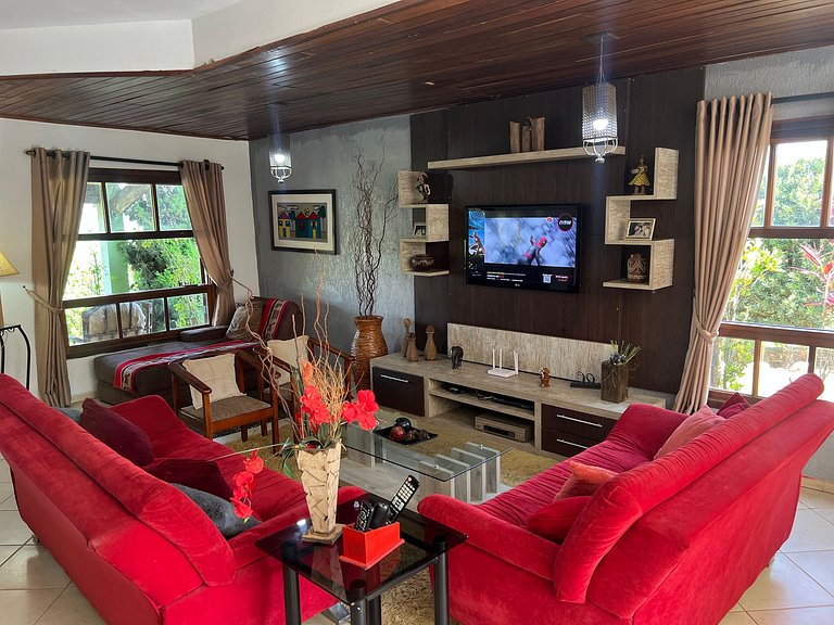 Home 11 I Casa de Campo em Atibaia com Piscina Aquecida e Ca