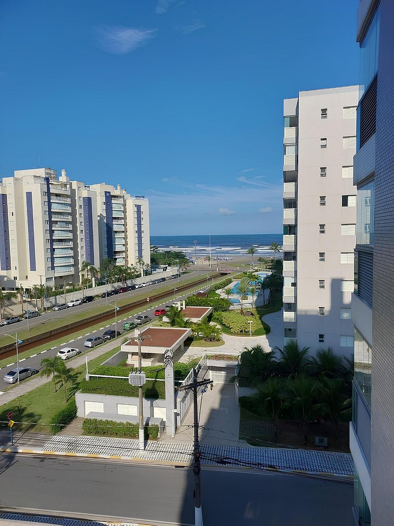 Ap c/ Ar e Vista Mar em Cond. Bertioga H55