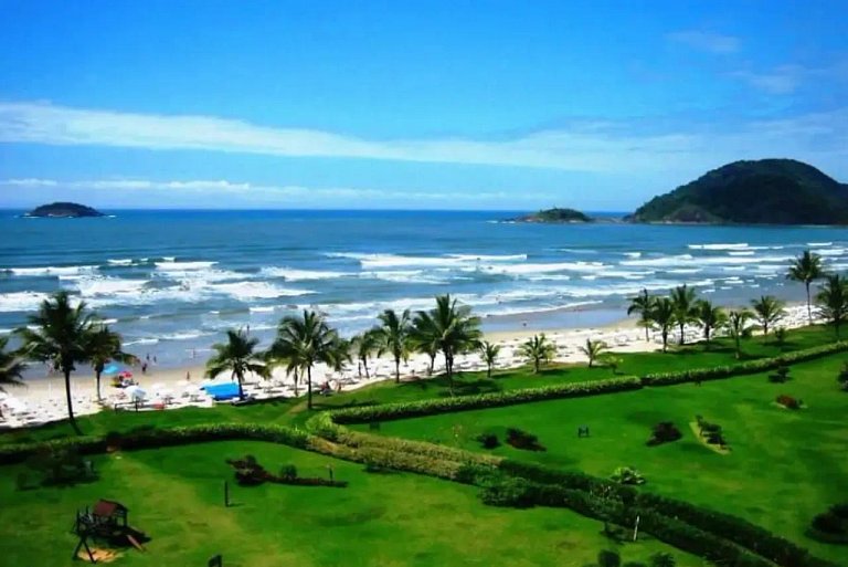 Home 3 | Ap Resort Frente Mar c/ churrasqueira